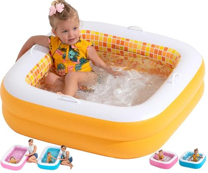 3-in-1 Inflatable Baby Pool & Bathtub