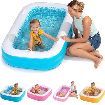 3-in-1 Inflatable Baby Pool & Bathtub