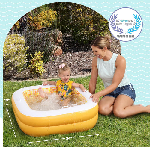 3-in-1 Inflatable Baby Pool & Bathtub