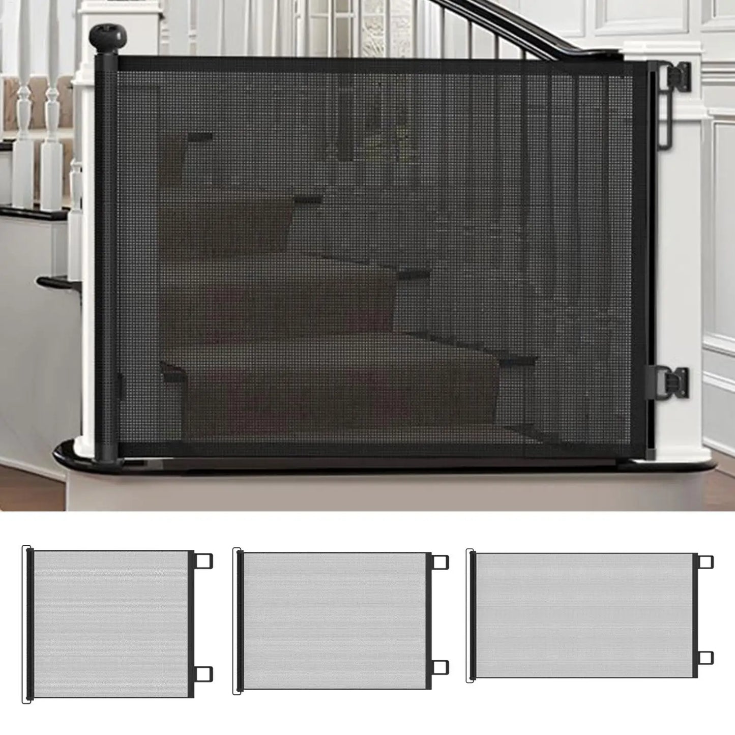 Retractable Baby Pet Safety Gate
