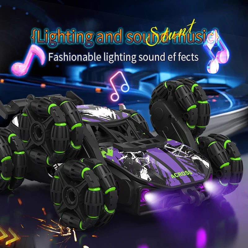 NEW 8 Wheel Gesture Sensing Remote Control Toy Car for Kids 2.4GHz Off Road Racing Stunt Transform Vehicle Children Gift