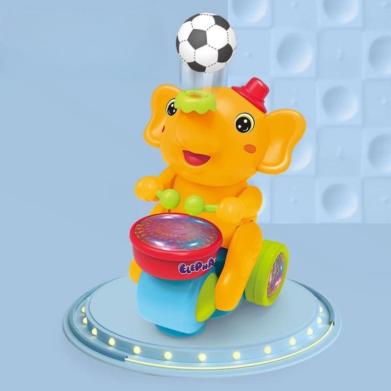 Baby Toys Electric Puzzle Blowing Balls Little Elephant Gods Elephant Toys For Kids Boys Music Girls Universal Baby