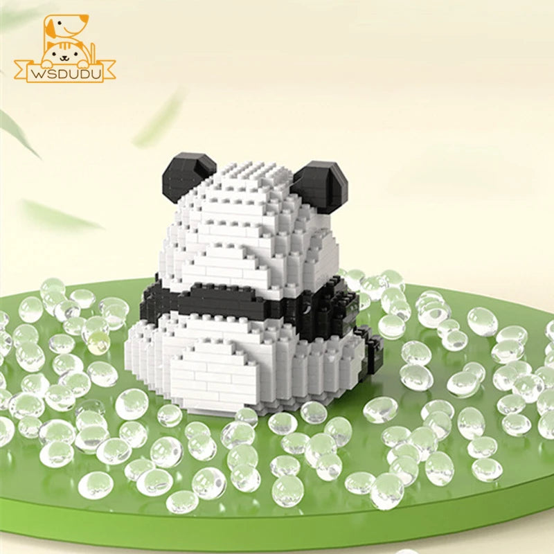Panda Building Blocks 532PCS Micro Bricks Cute Cartoon Animal Model Construction Set Game Educational STEM Toy Adults Kids Gift