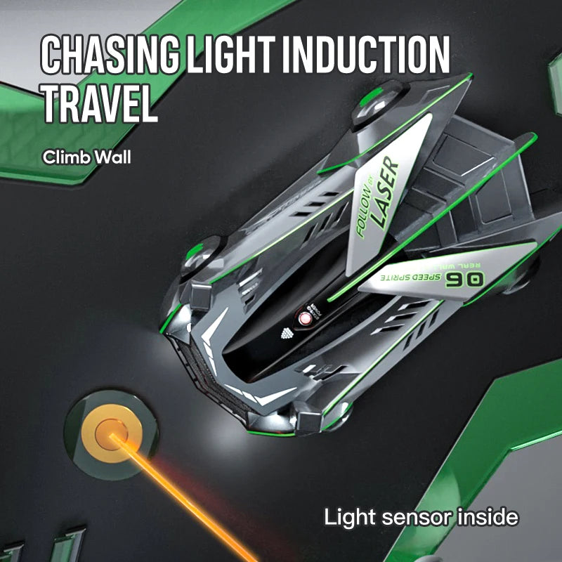 Infrared Sensor Remote Control Wall-Climbing Car, Four-Wheel Drive Toy Racing Car, Children's Toy Car