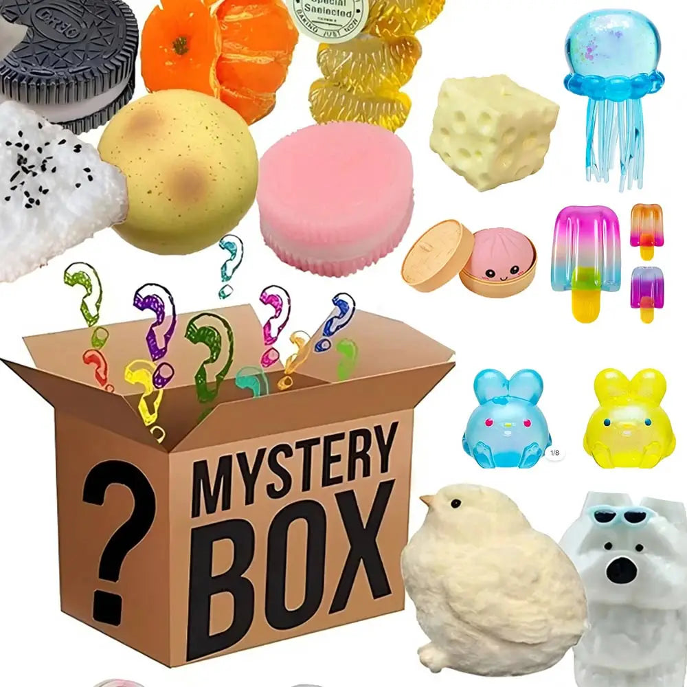 Kawaii Cat Paw Mystery Squishy Box