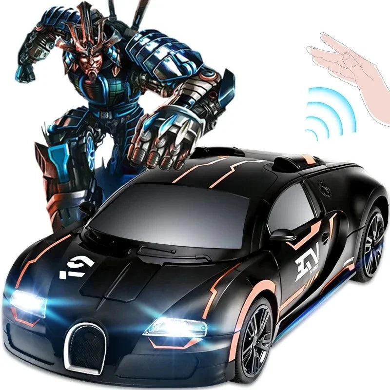 Rc Large 32CM Bugatti Gesture Remote Control Car Deformation Car Wireless Charging Racing Toy Boy Christmas and New Year Gift