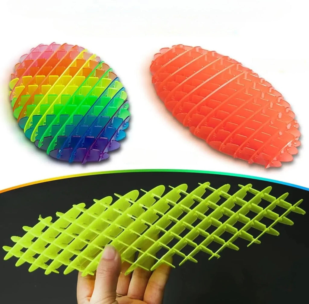 Mini Fidget Worm Toy Elastic Mesh Sensory