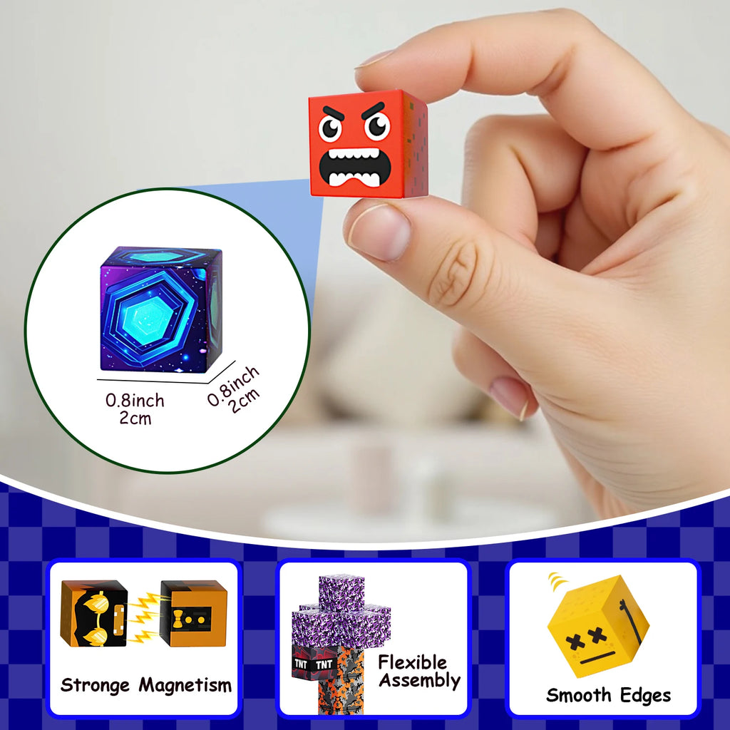 200PCS Light Up Magnetic Building Blocks Tiles, STEM Educational Building Blocks for Kids Ages 3+, Montessori Toddler Toys