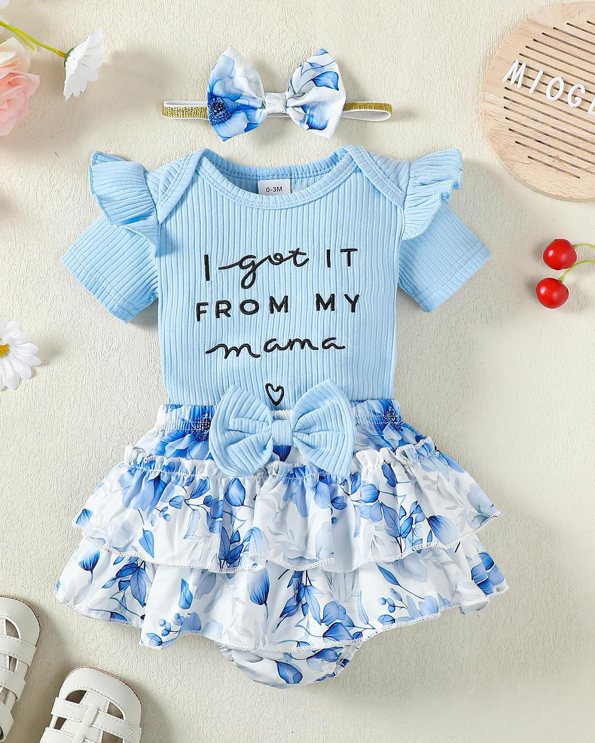 Newborn Infant Baby Girl Clothes Romper Shorts Set Floral Summer Outfits Cute Baby Clothes Girl
