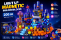Galaxy Builder™ | 200PCS Light-Up Magnetic Building Blocks