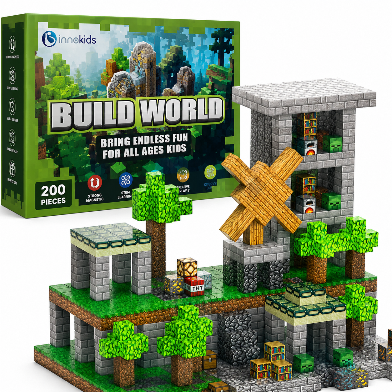 Adventure Builder™ | 128PCS Magnetic Building Block Set